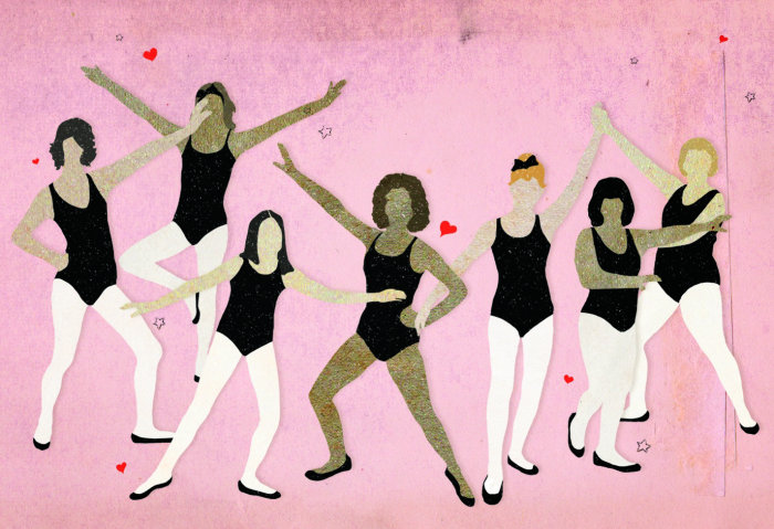 Different styles of dance artwork by Heather Landis 