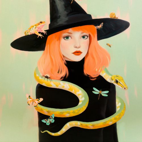 Heather Landis Vintage, collage illustrator. USA