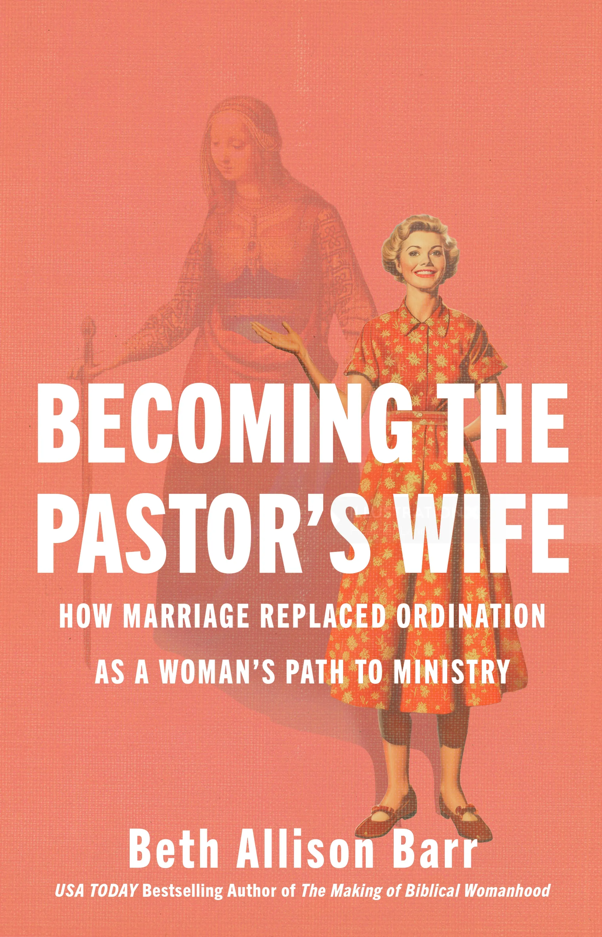 Book cover showing a woman standing in front of a larger transparent figure