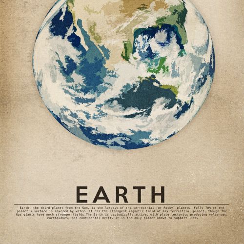 An illustration of earth