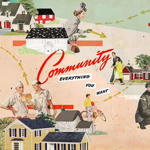 Community everything you want collage art 