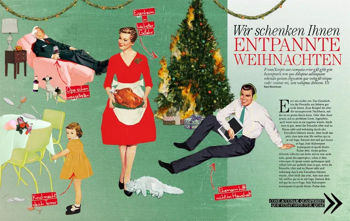 Editorial art of Entpannte Weihnachten