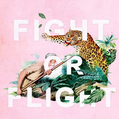 Fight or Flight lettering art by Heather Landis