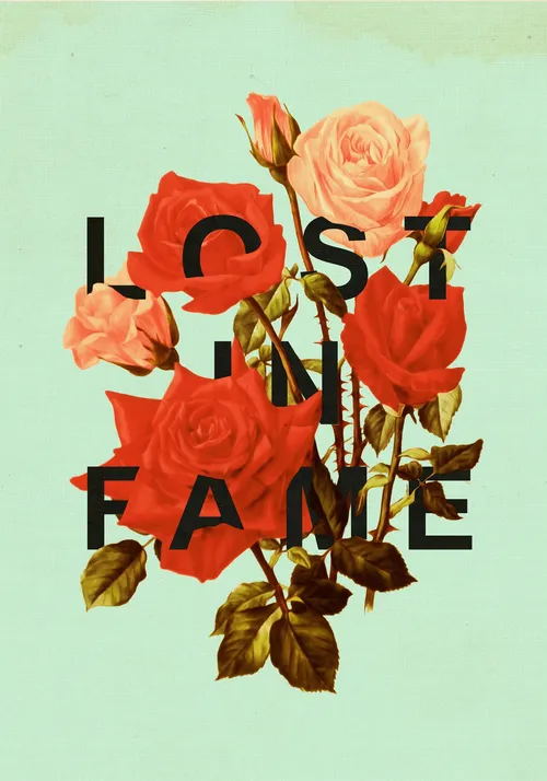 Rose flowers illustration by Heather Landis
