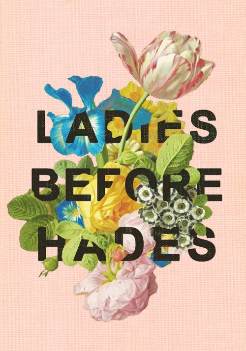 Ladies before hades lettering art 