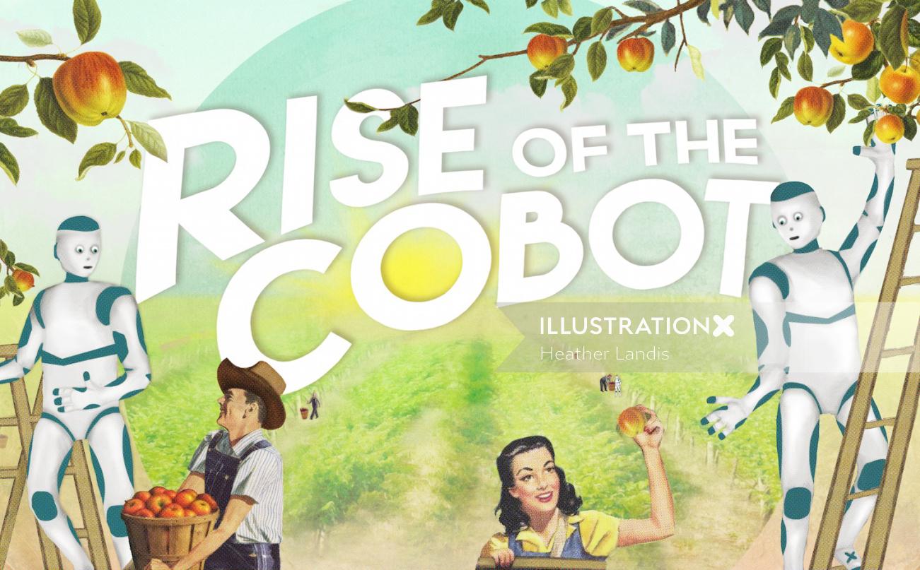 Rise of the cobot illustration