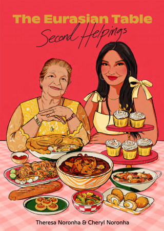 Diseño de portada del libro de recetas patrimoniales "La mesa euroasiática"