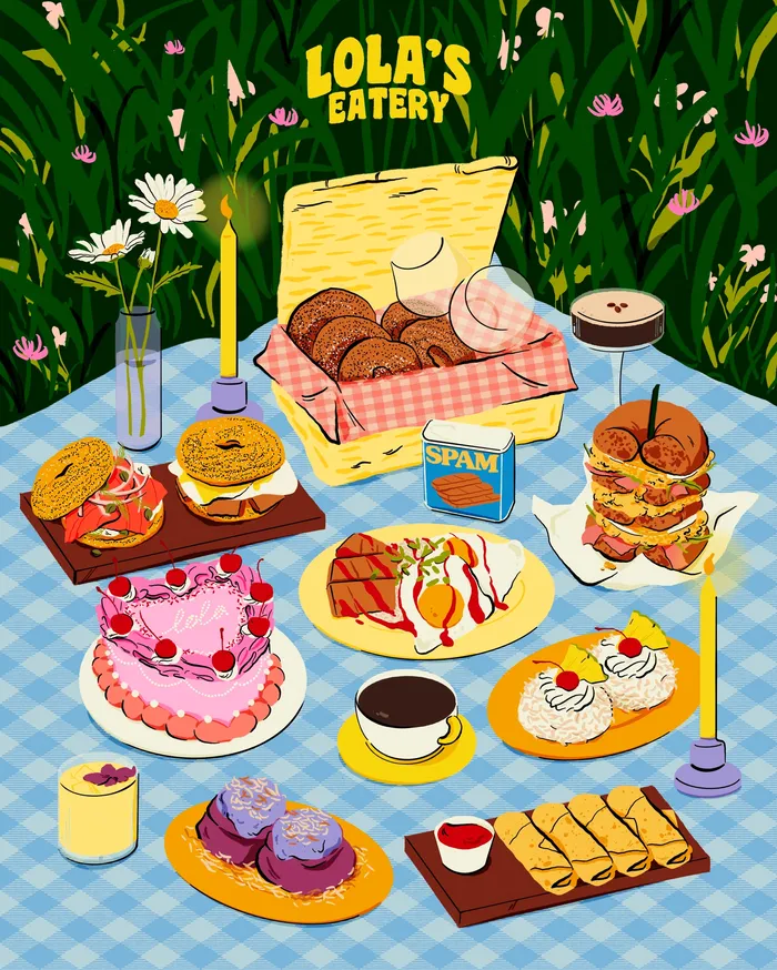 A food illustration of Lola's Eatery