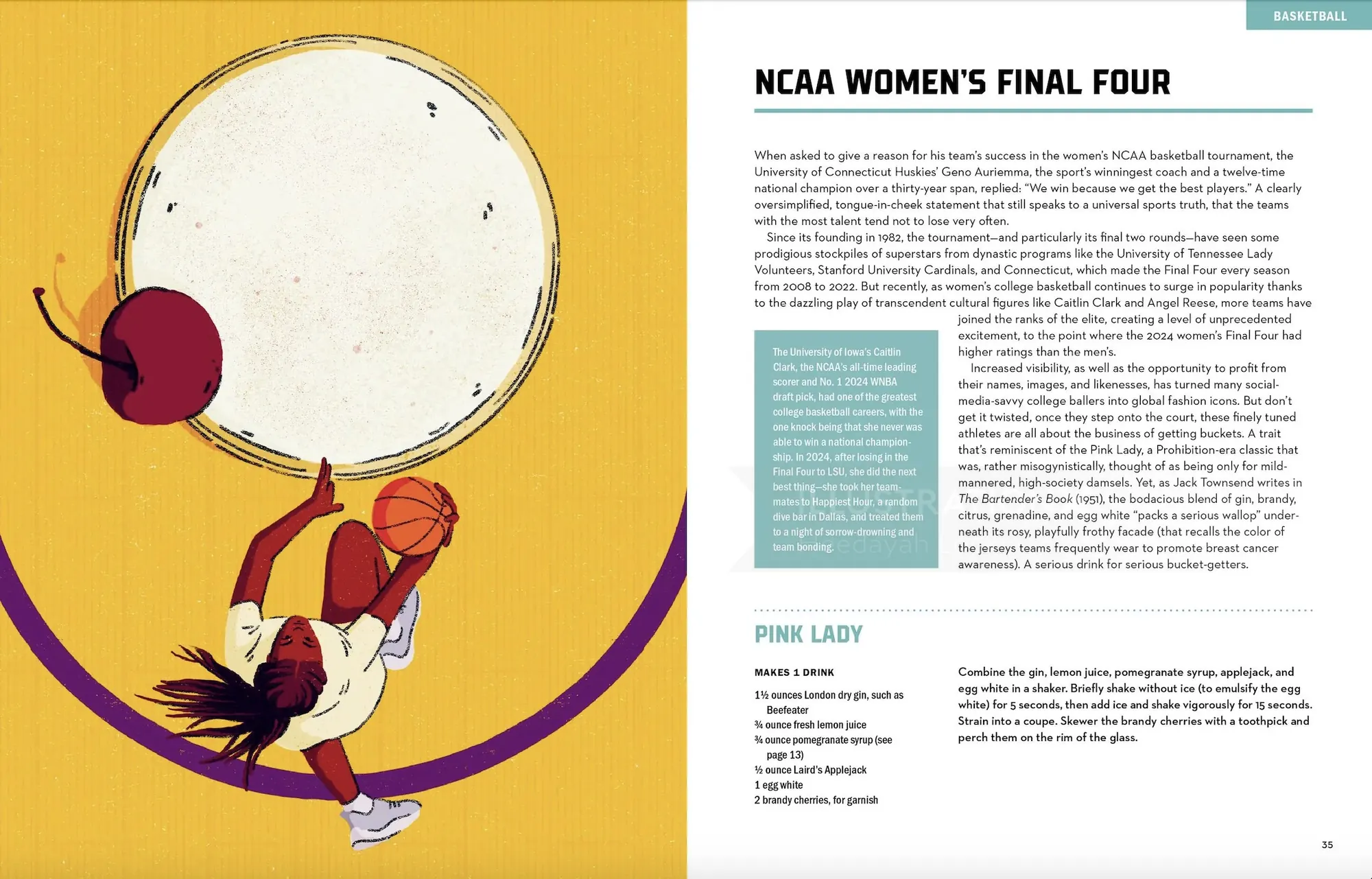 Heedayah Lockman 님이 작성한 NCAA 여자 파이널 포 관련 잡지 기사