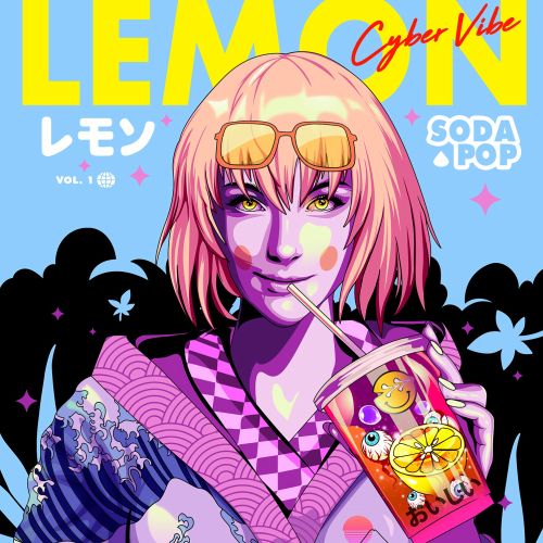 Anime Geisha girl with funky modern twist