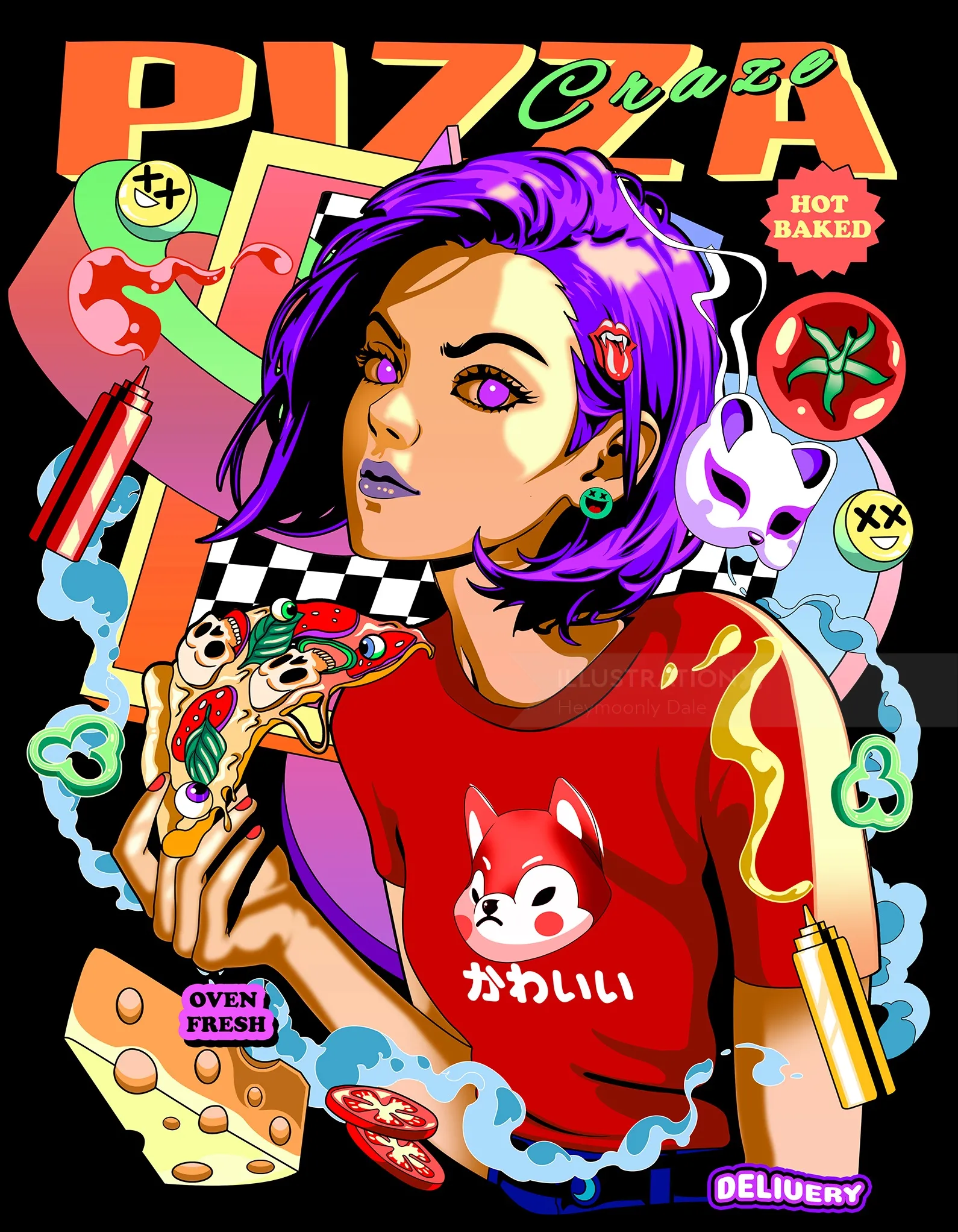 Retro Pop Art meets modern food culture