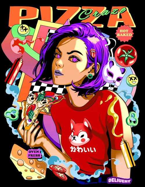 Retro Pop Art meets modern food culture