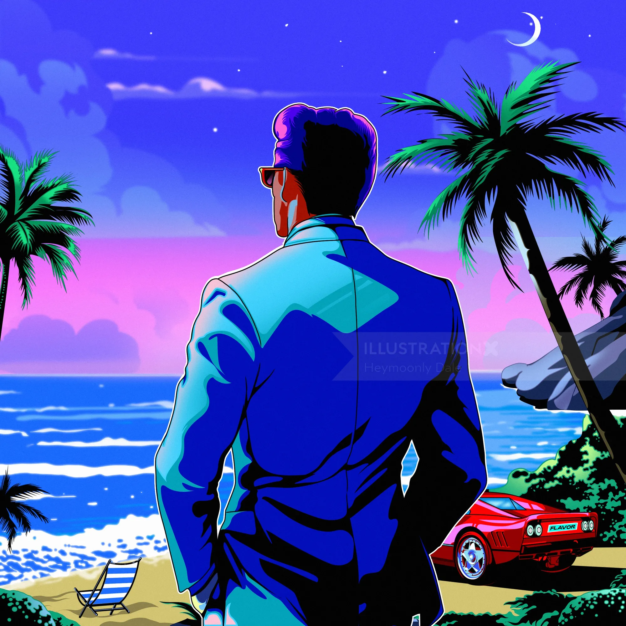 The Beach' album cover design