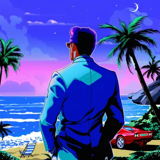 The Beach' album cover design