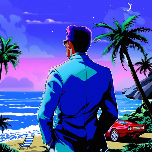 The Beach' album cover design