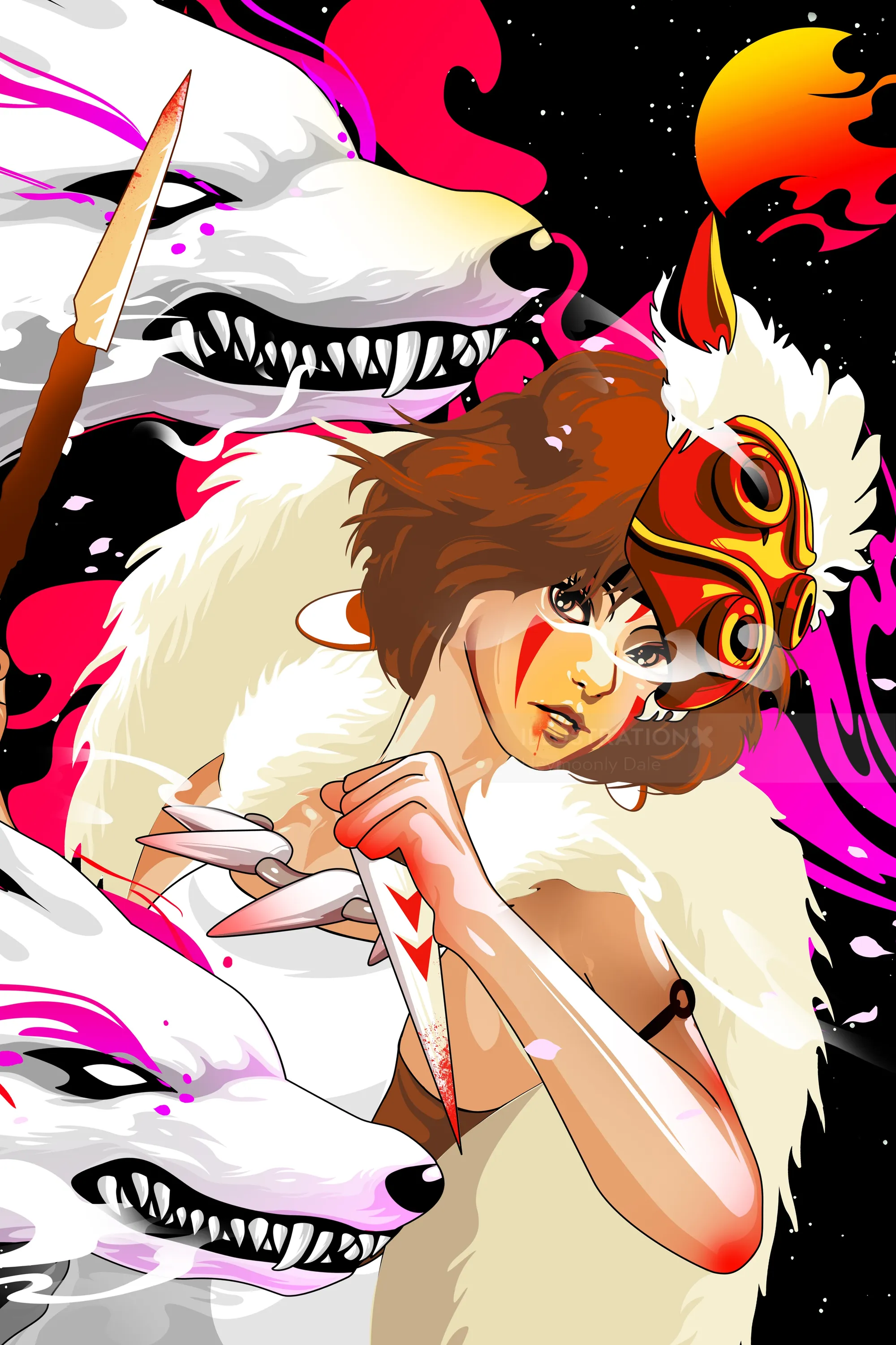 Fan-made Princess Mononoke poster