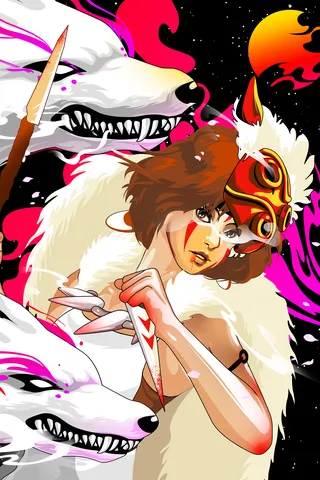 Fan-made Princess Mononoke poster