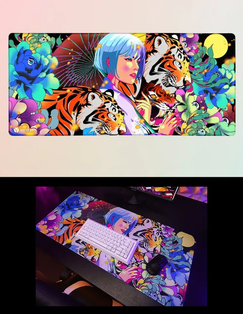 Pop Surrealism desktop wallpaper featuring wildlife art