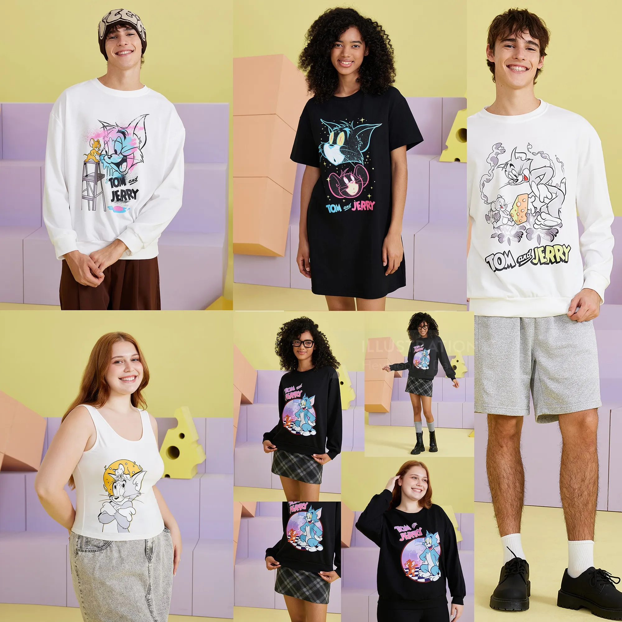 Tom & Jerry fashion pattern 