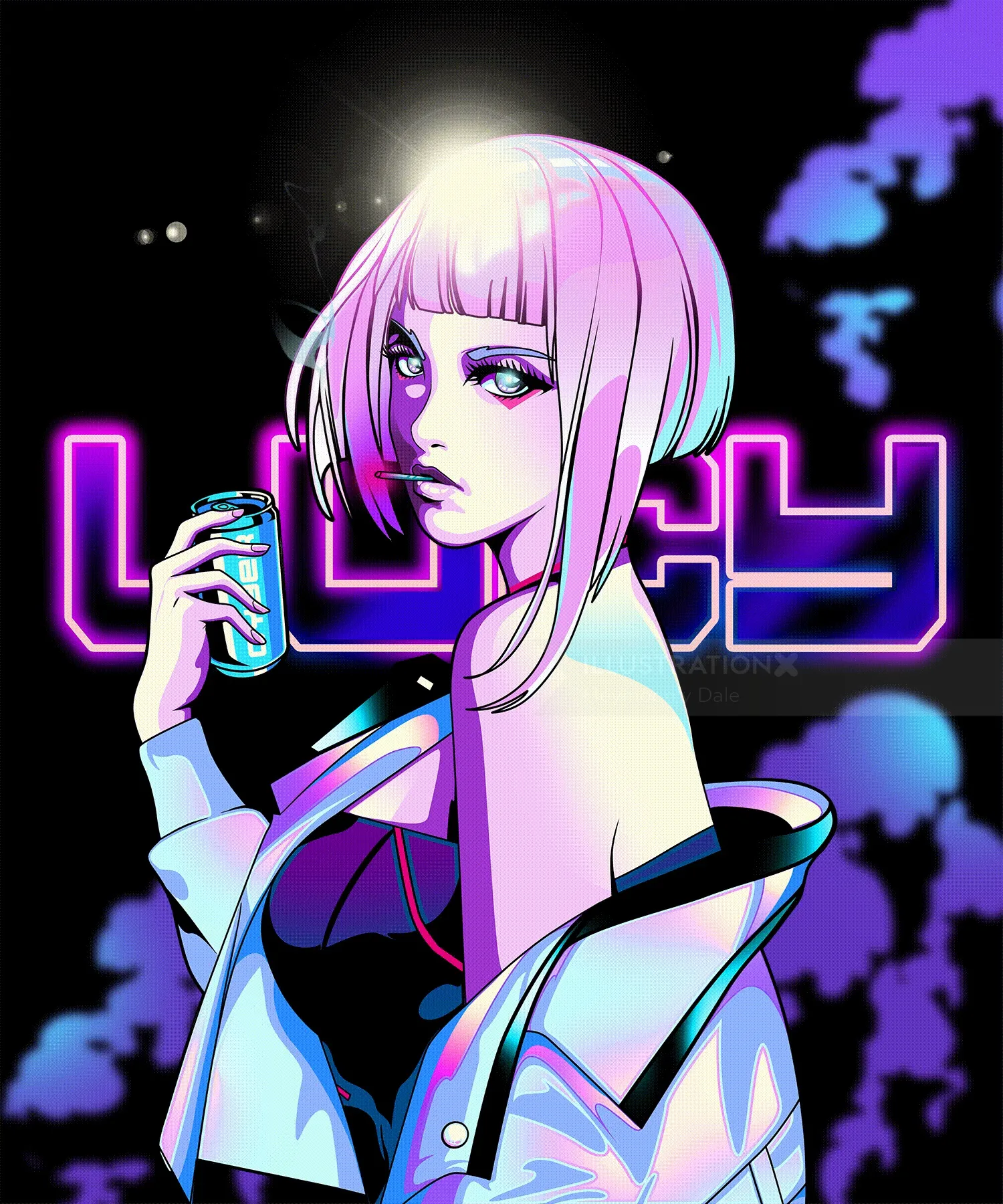 Lucy from Cyberpunk: Edgerunners fan art