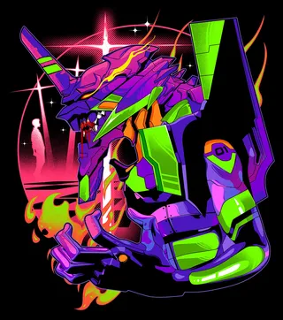 Anime character design in the Evangelion universe