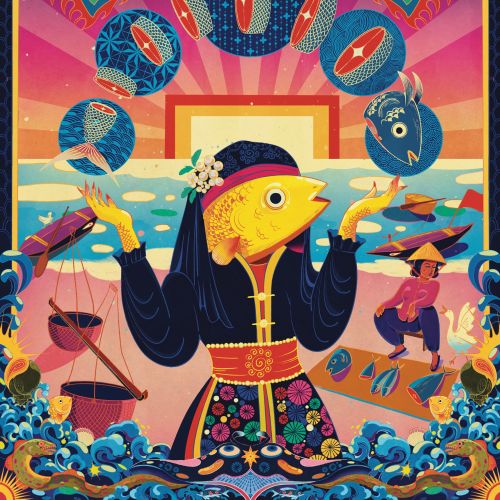 "L? h?i nghinh Ông" festival poster design