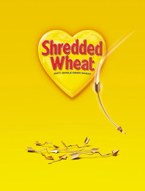 Cover design for shredded wheat 