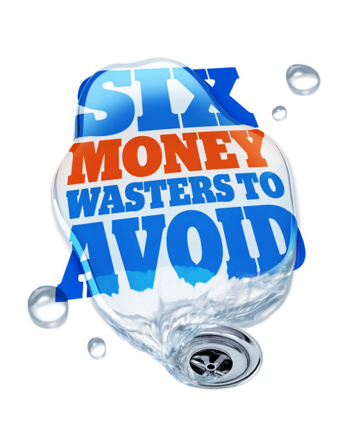 Lettering art of six money wasters to avoid 