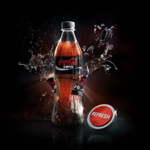 Coca Cola drink 3d design 