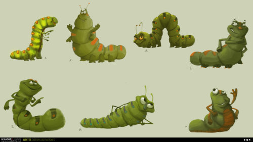Graphic of a catterpillar