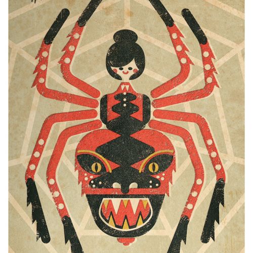 Vector Art Of Halloween Spider