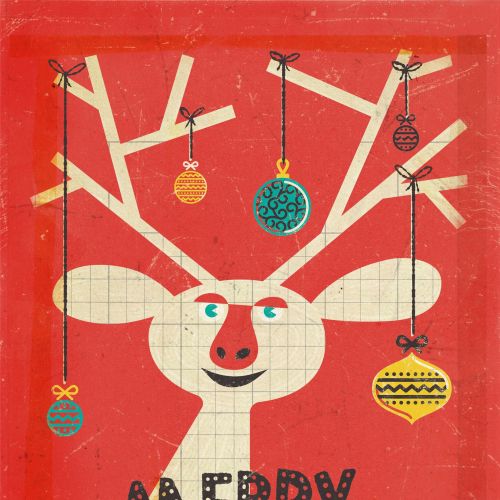 Reindeer merry christmas
