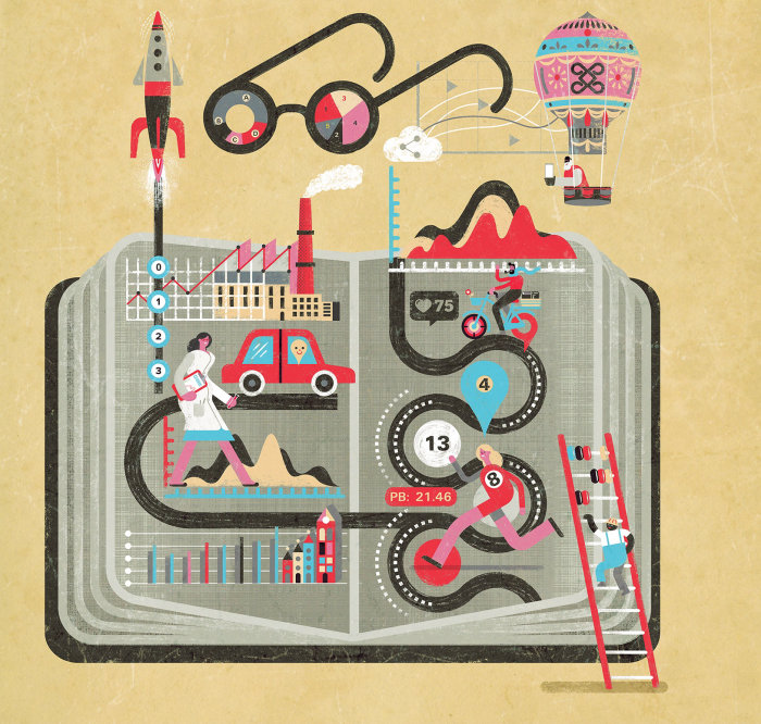 Narrative by Numbers Book cover illustration