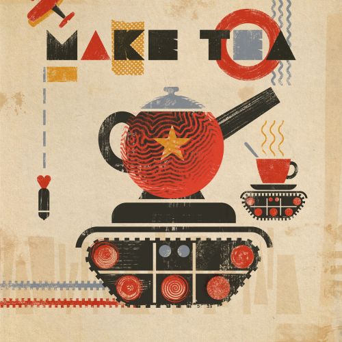 Make tea not war conceptual design
