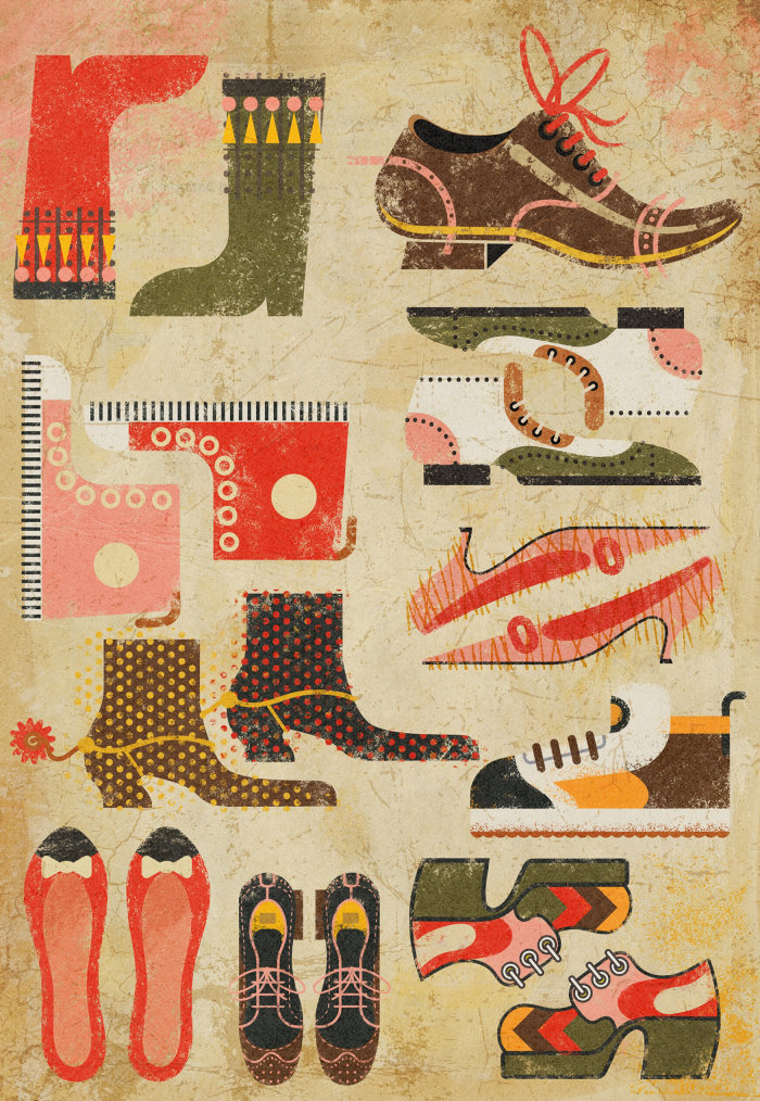 Colección Collage de Zapatos