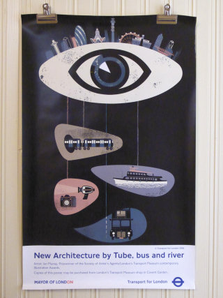 La conception de l&#39;affiche de Ian Murray remporte les prix des illustrations contemporaines du Transport Museum