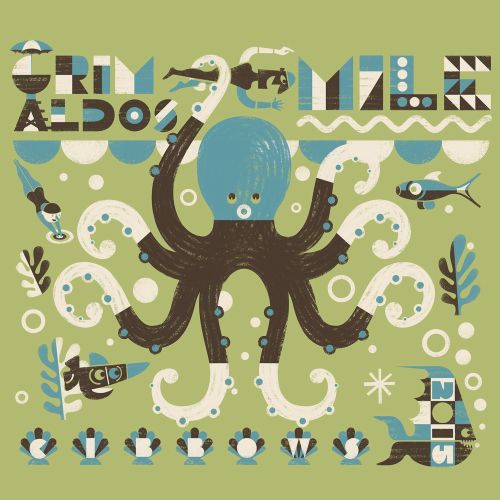 Octopus Retro Design By Ian Murray Illustrator