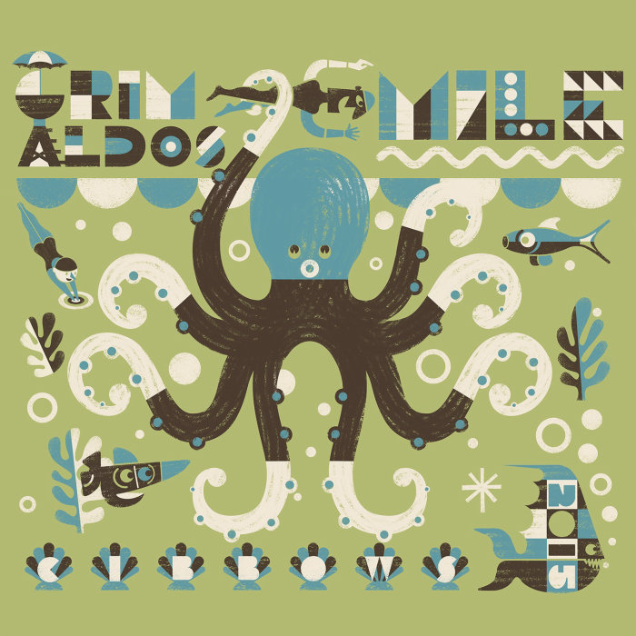 Octopus Retro Design par Ian Murray Illustrator