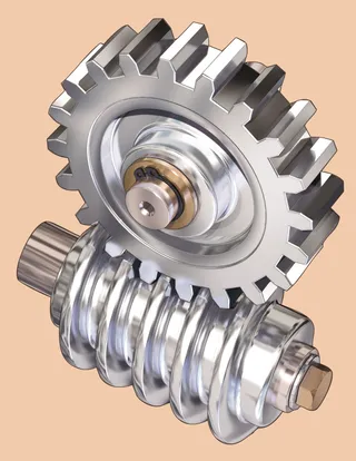 Technical illustration of gear hub 