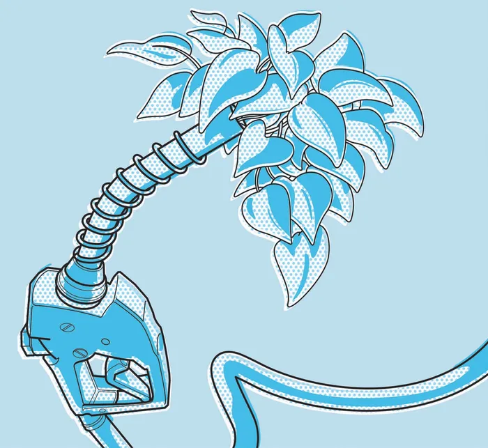 Technical illustration of petrol filling pipe 