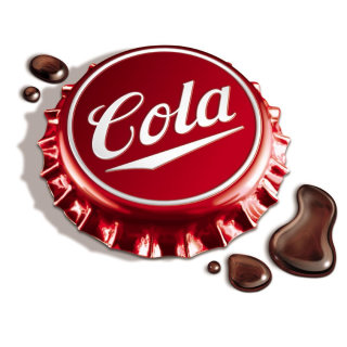Diseño de letras de Coca-Cola Cap.
