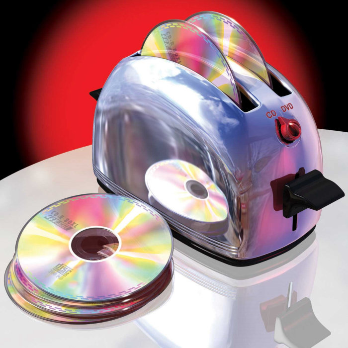 CD in Toaster

