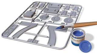 Windows 7 Airfix kit 3d graphic
