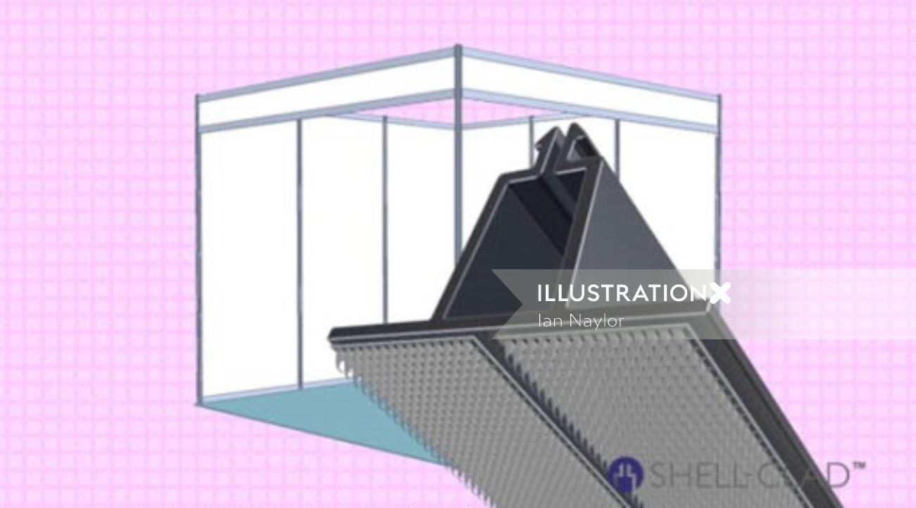Display stand animation by Ian Naylor
