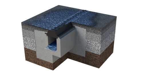 3d / CGI Renderizando concreto absorvendo água