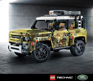 Landrover Lego generado por computadora
