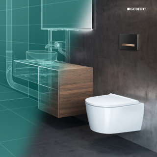 Conception de salle de bain avec rendu 3D/CGI