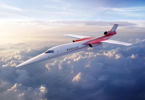 Computer Generated Supersonic aircraft
