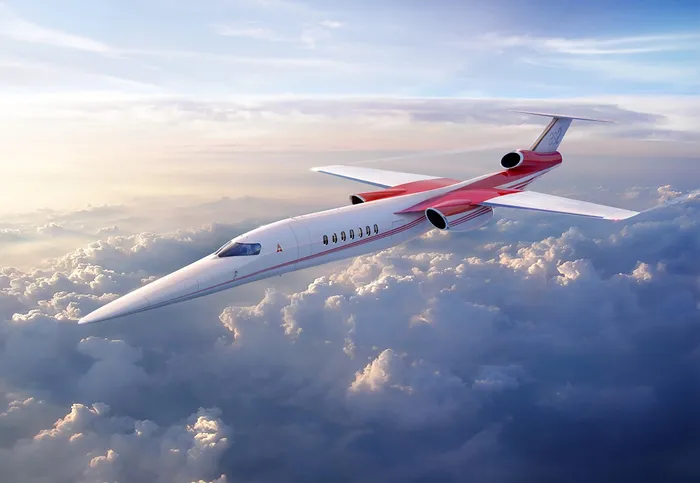 Computer Generated Supersonic aircraft
