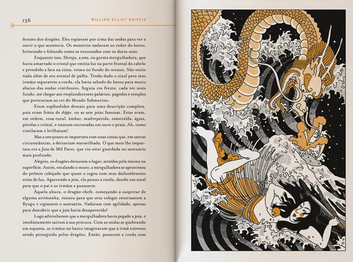 Page from book showing Asian-inspired illustrations by Ing Lee